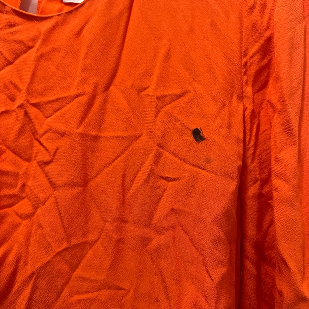 Ba&sh Orange Bonica Dress Size Small $350 - Picture 4 of 6